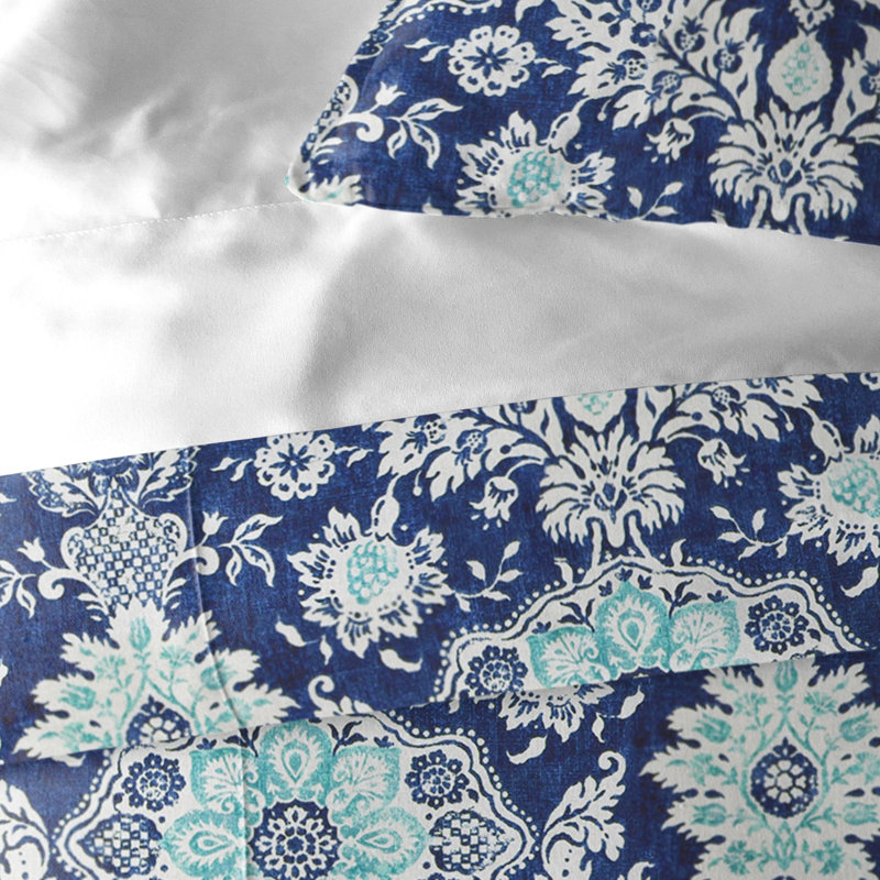 The Tailor's Bed Indali Blue/Aqua Coverlet / Bedspread Set Wayfair